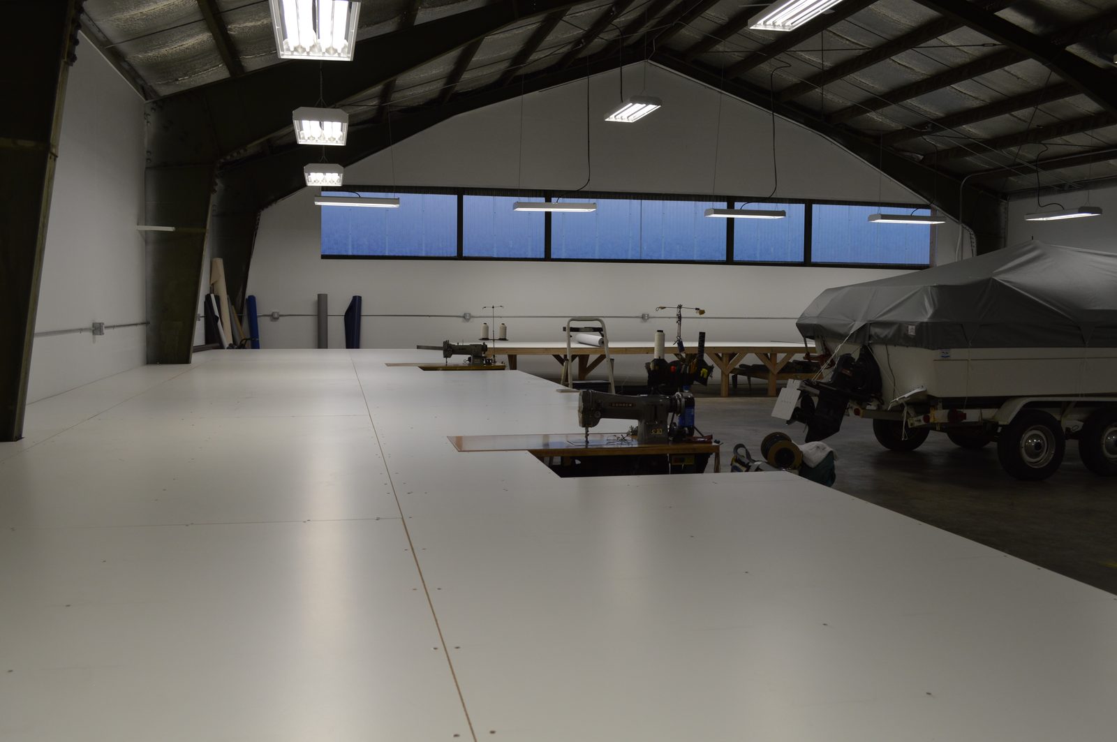 221 Commerce St. — warehouse interior showing clear height